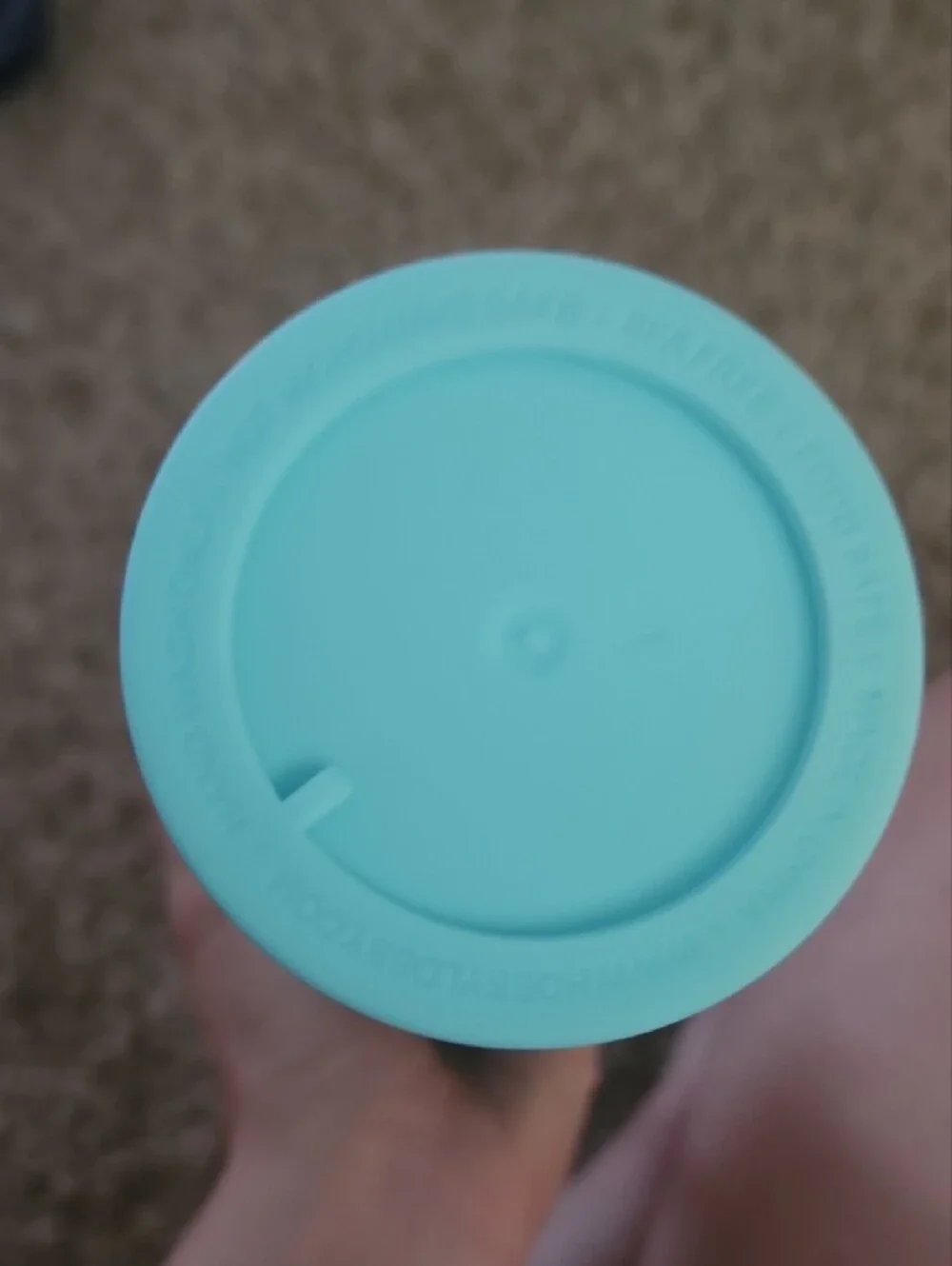Aqua Blue Tumbler with 'My Brain Is Magical' Text